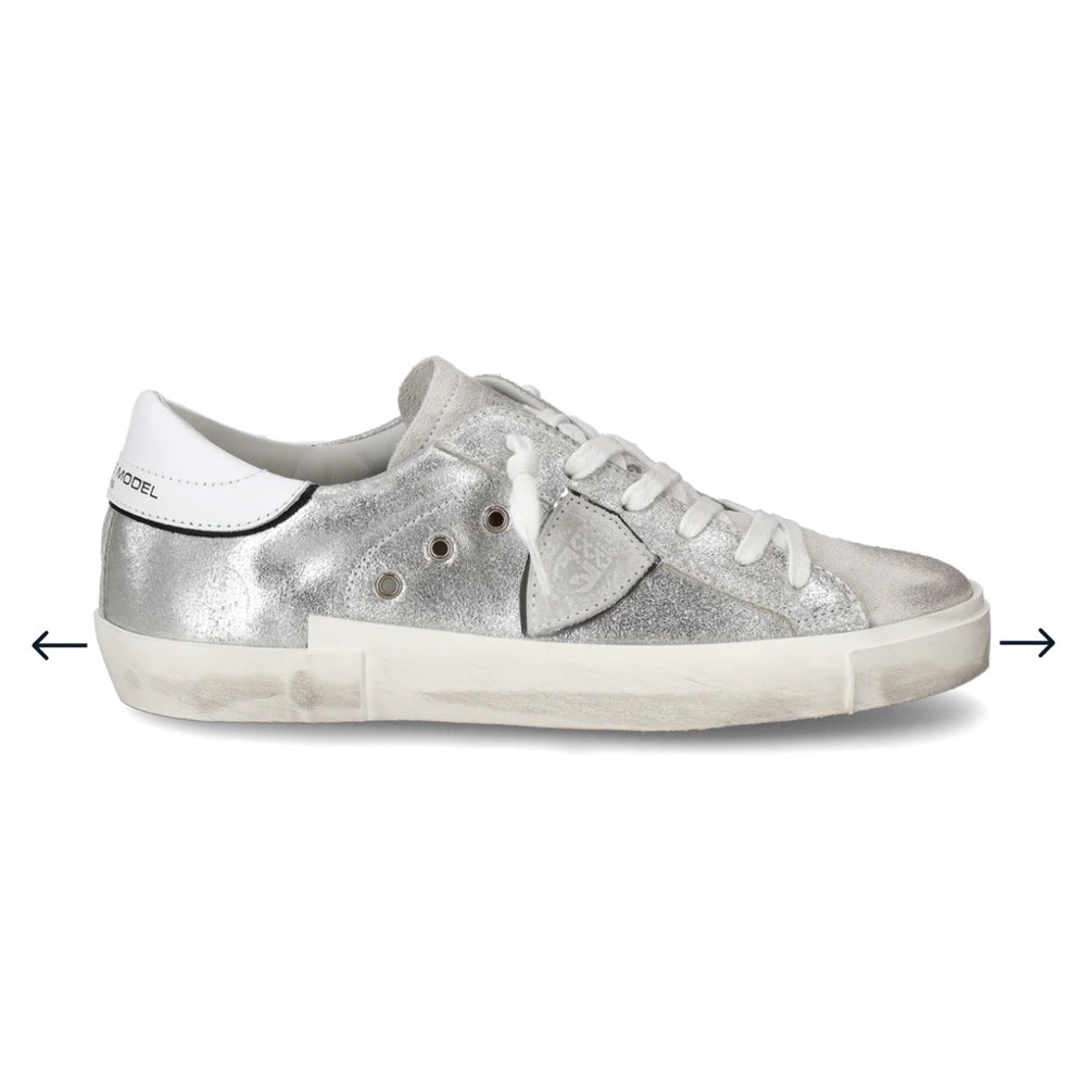 Philippe Model Silver Sneakers